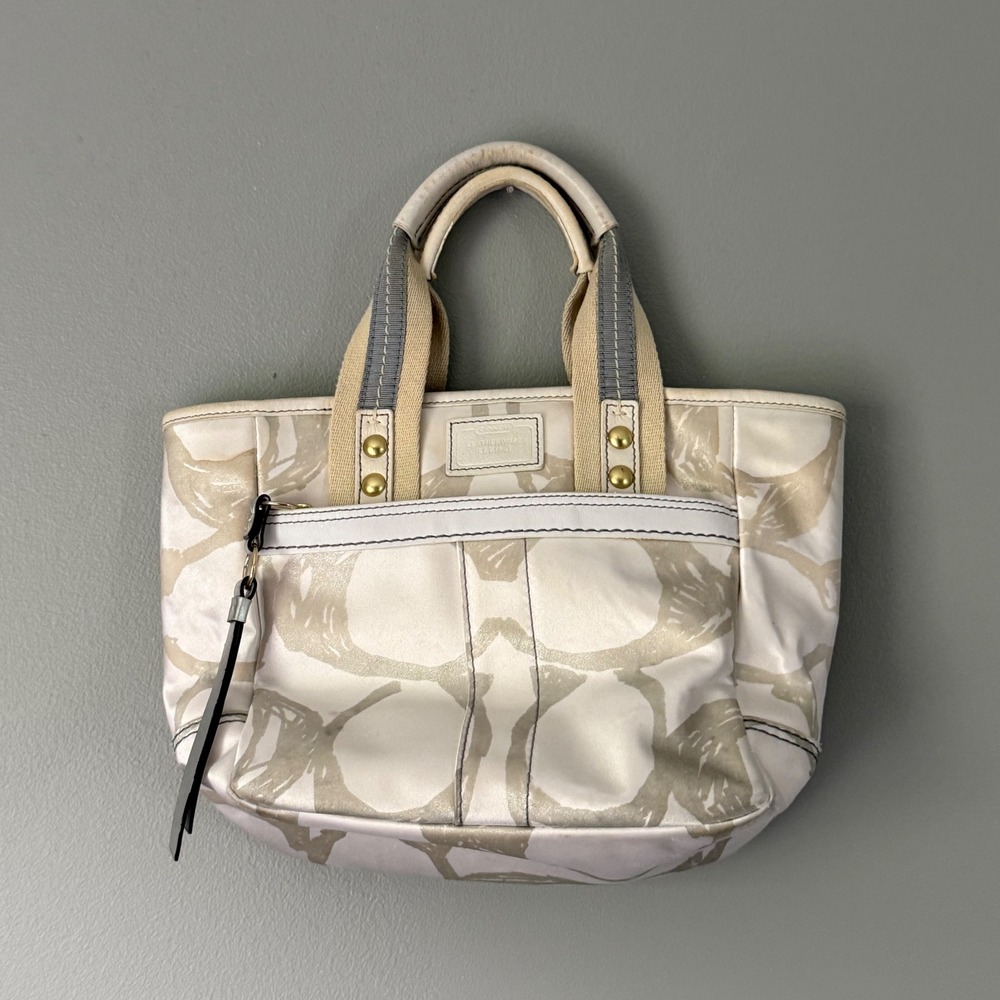 Y2K Signature C Hamptons Weekend Coach Tote Bag Small